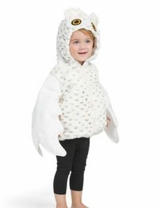 Baby Girl Owl Plush Bubble Costume